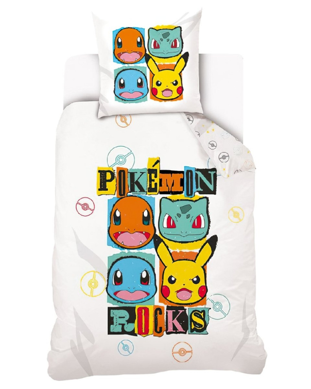 Carbotex Dětské povlečení Pokémon Rocks