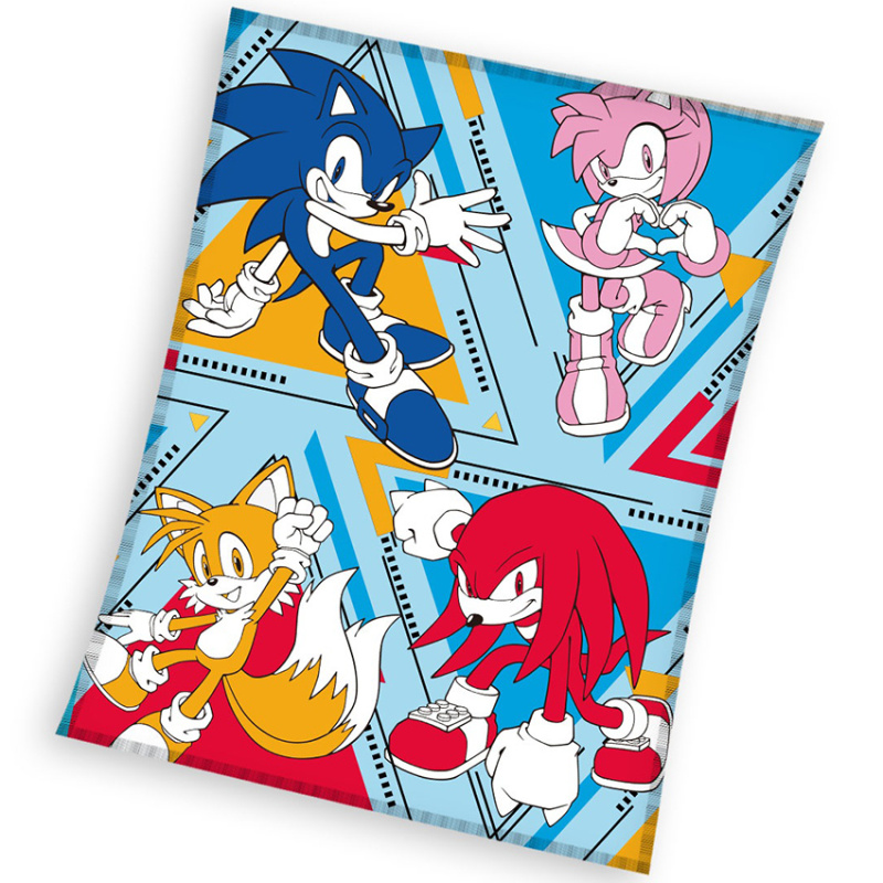 Carbotex Dětská deka Ježek Sonic Original 130x170 cm