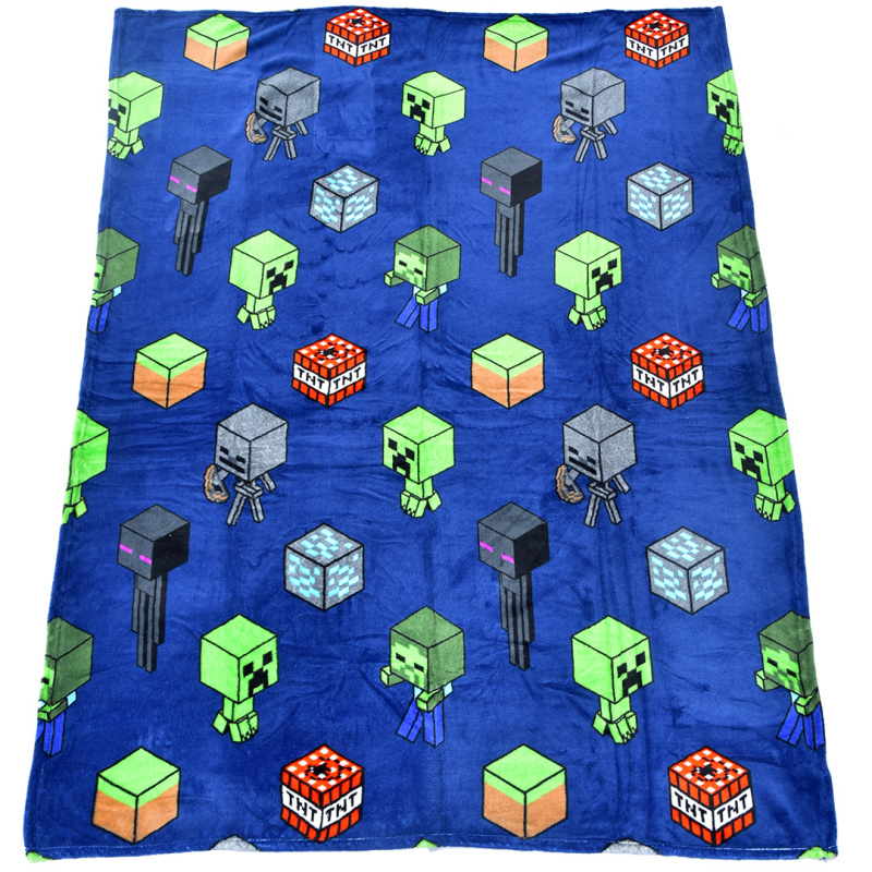 Carbotex Dětská deka Minecraft Mob Monster 130x170 cm