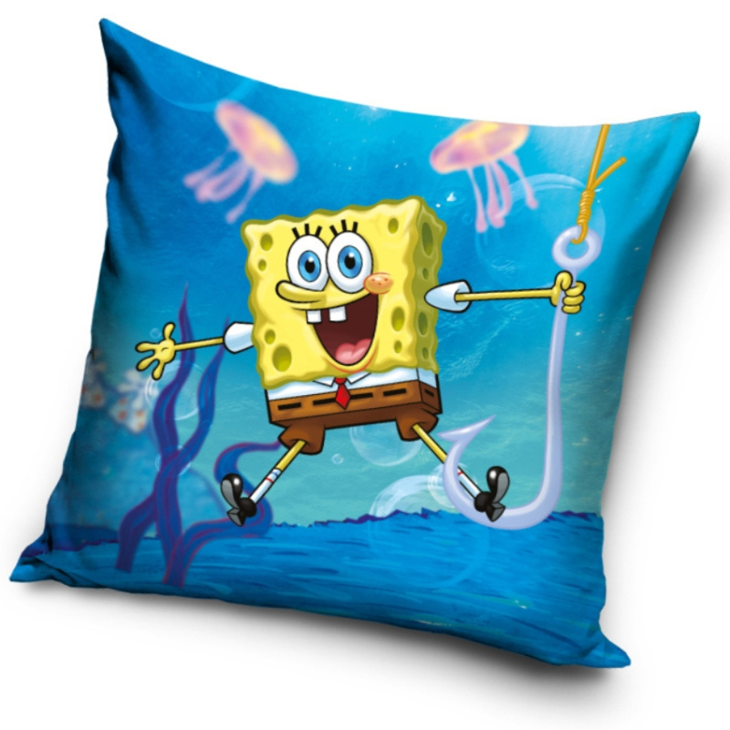 Carbotex Povlak na polštářek Sponge Bob na Háčku