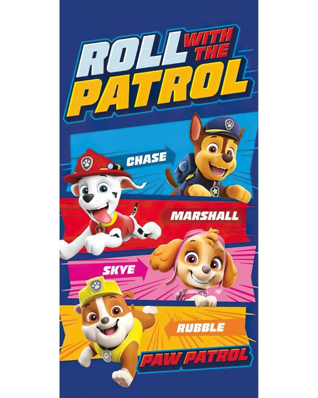 Carbotex Dětská osuška Tlapková Patrola Skvělá Hlídka - vyp