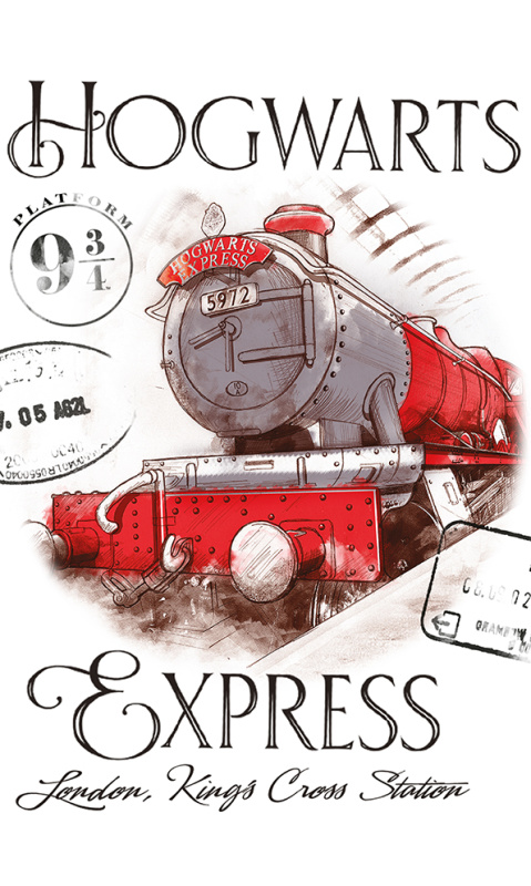 Carbotex Dětský ručník Harry Potter Bradavický Express 30x50 cm