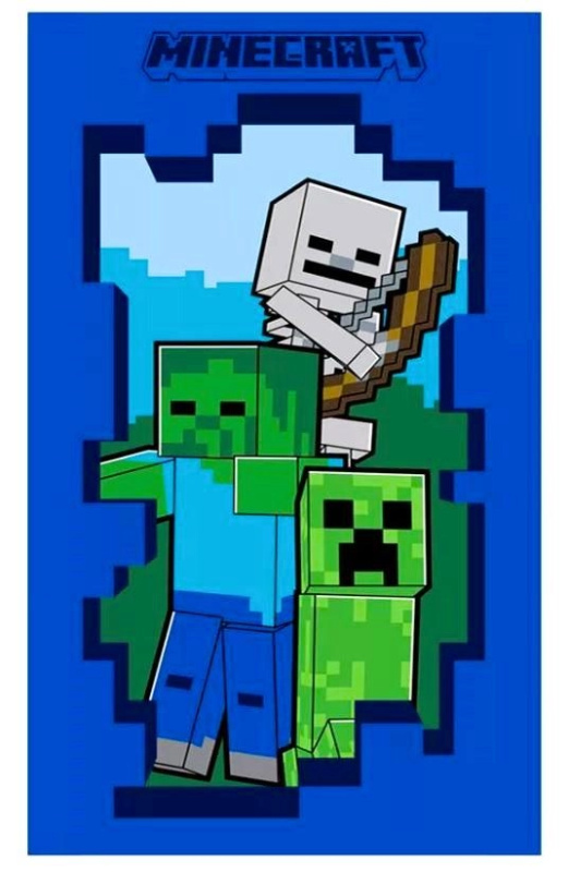 Carbotex Dětský ručník Minecraft Mob Monsters 30x50 cm