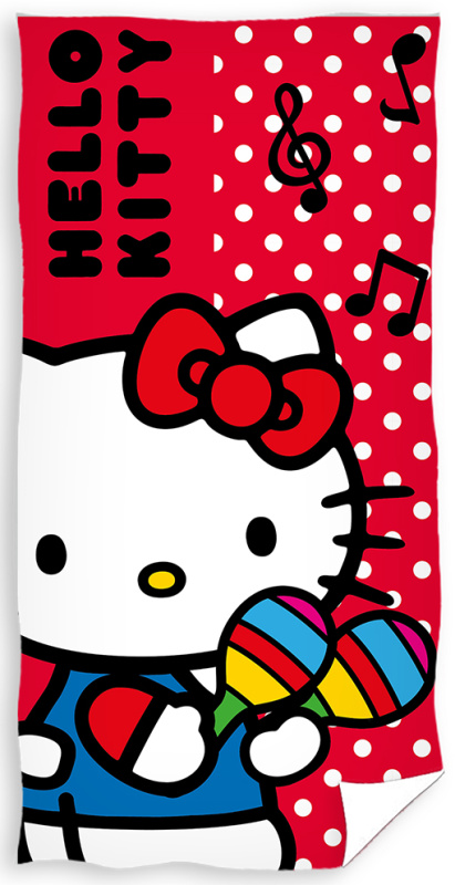Carbotex Dětská osuška Hello Kitty Malá Hudebnice