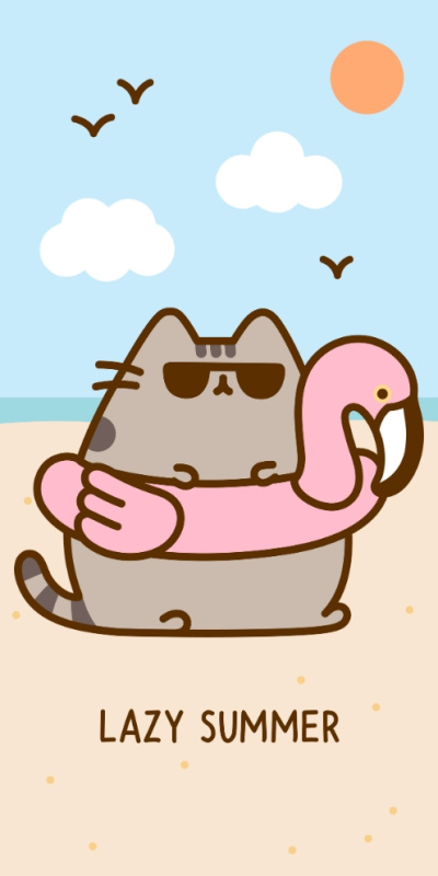 Carbotex Dětská osuška Kočička Pusheen Mňaumózní Dovolená