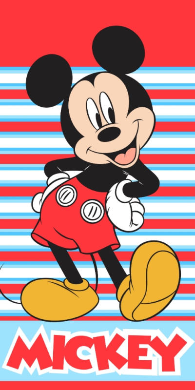 Carbotex Dětská osuška Mickey Mouse Vždy s úsměvem