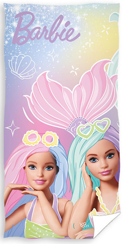 Carbotex Dětská osuška Barbie Mořské Panny
