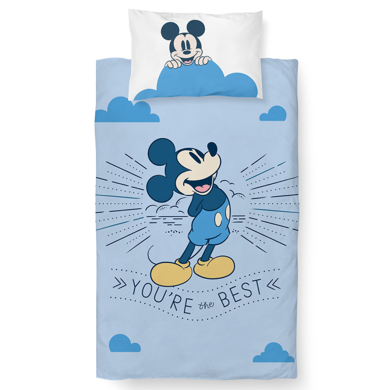 Carbotex Povlečení do postýlky Mickey Mouse Jsi Nejlepší