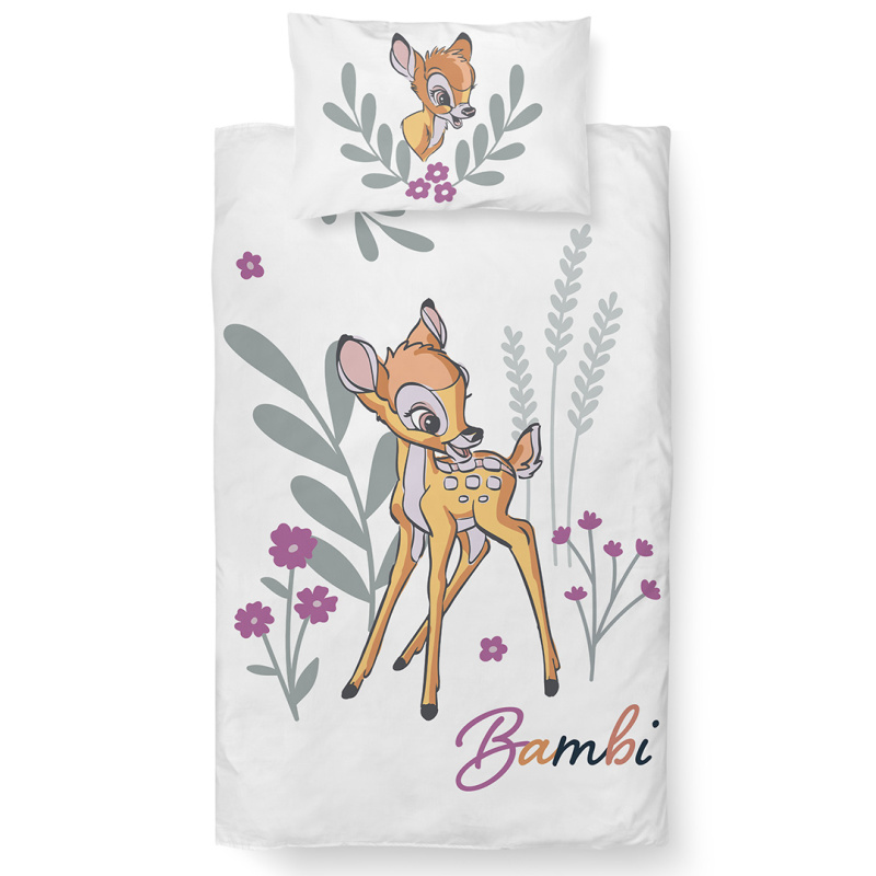 Carbotex Povlečení do postýlky Bambi Květinový Svět