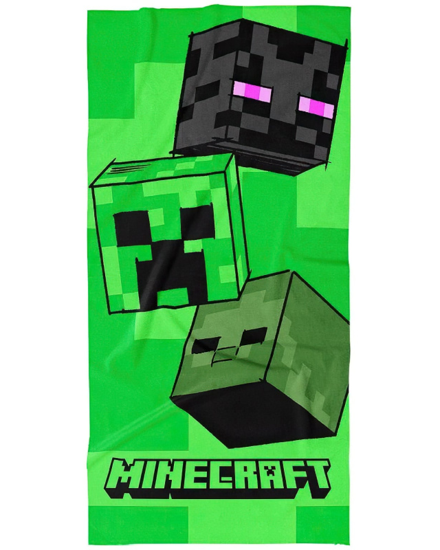 Carbotex Dětská osuška Minecraft Mob Head