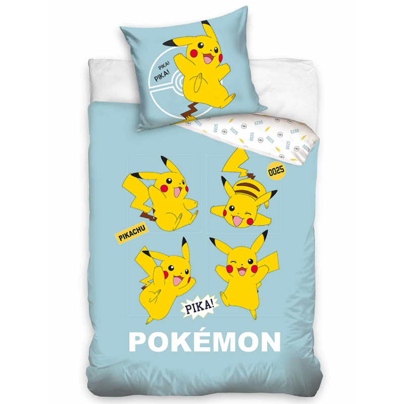 Carbotex Dětské povlečení Pokémon Pika Pika Pikachu