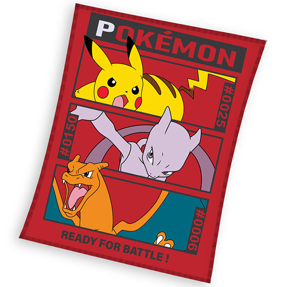 Carbotex Dětská deka Pokémon Indigová Liga 130x160 cm