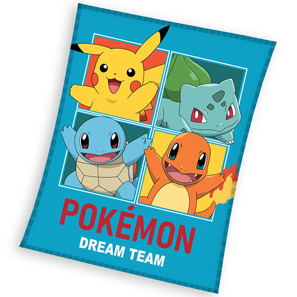 Carbotex Dětská deka Pokémon Tým Snů 130x160 cm