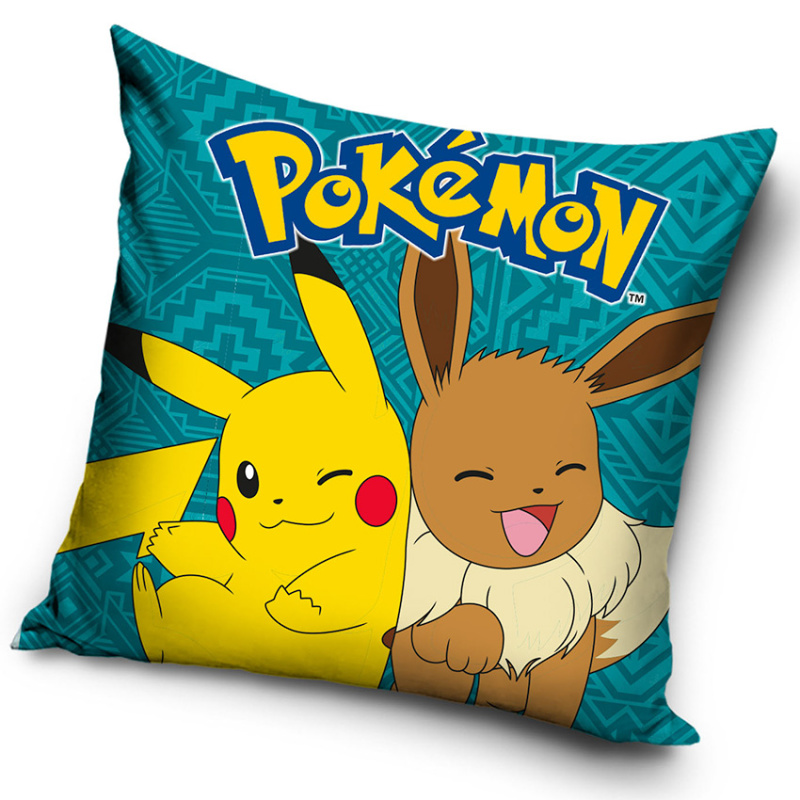 Carbotex Povlak na polštářek Pokémon Pikachu a Eevee