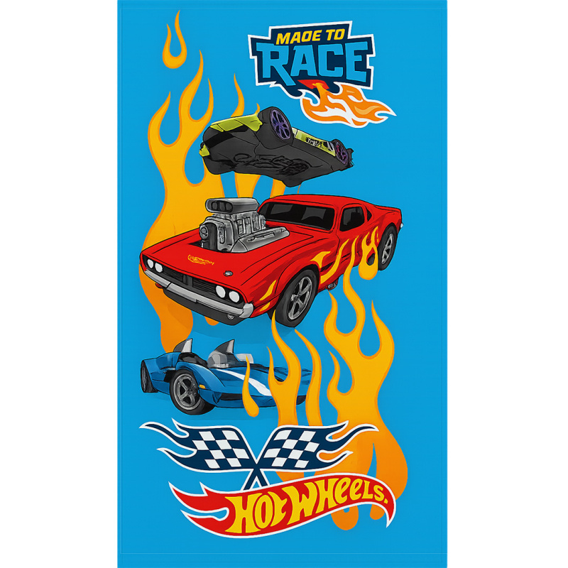Carbotex Dětský ručník Hot Wheels Draci Silnic 30x50 cm