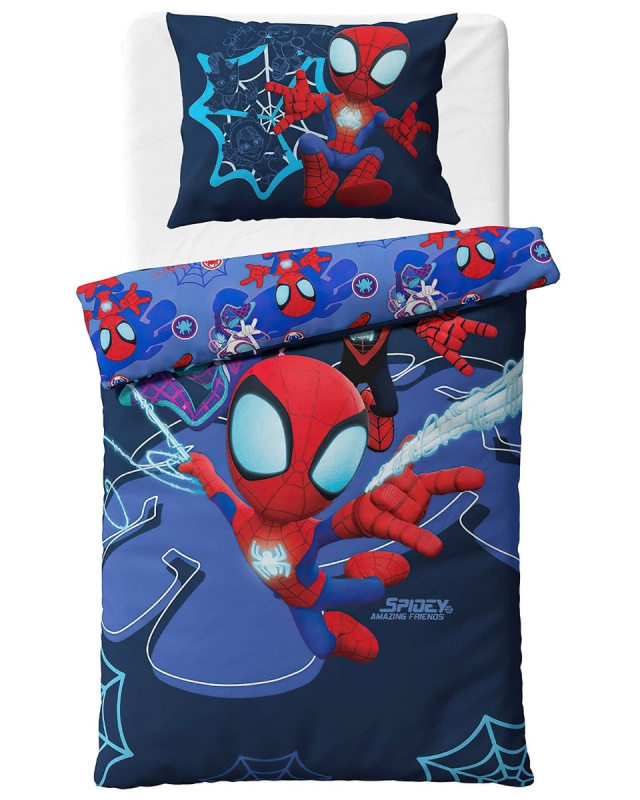 Carbotex Dětské povlečení Spidey Pavoučí Dobrodružství