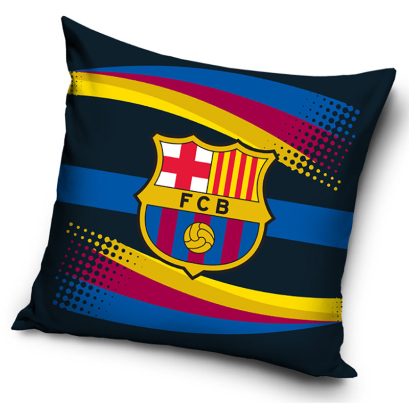 Carbotex Fotbalový povlak na polštářek FC Barcelona Blaugrana Wave