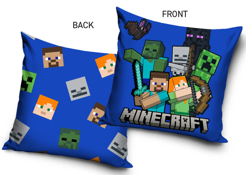 Carbotex Dětský povlak na polštářek Minecraft Bitva Mobů