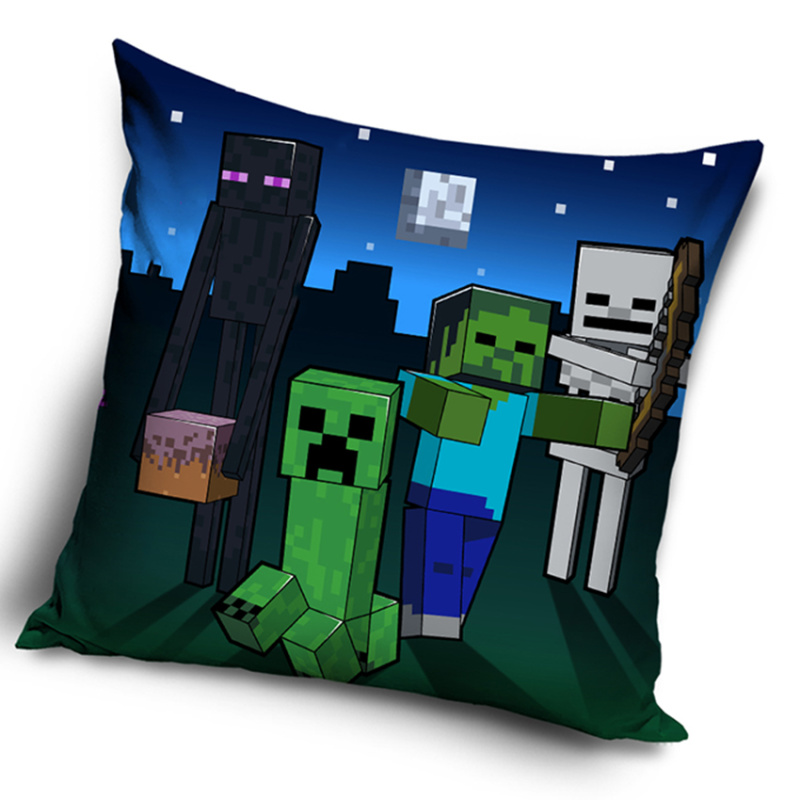 Carbotex Dětský povlak na polštářek Minecraft Temná Noc