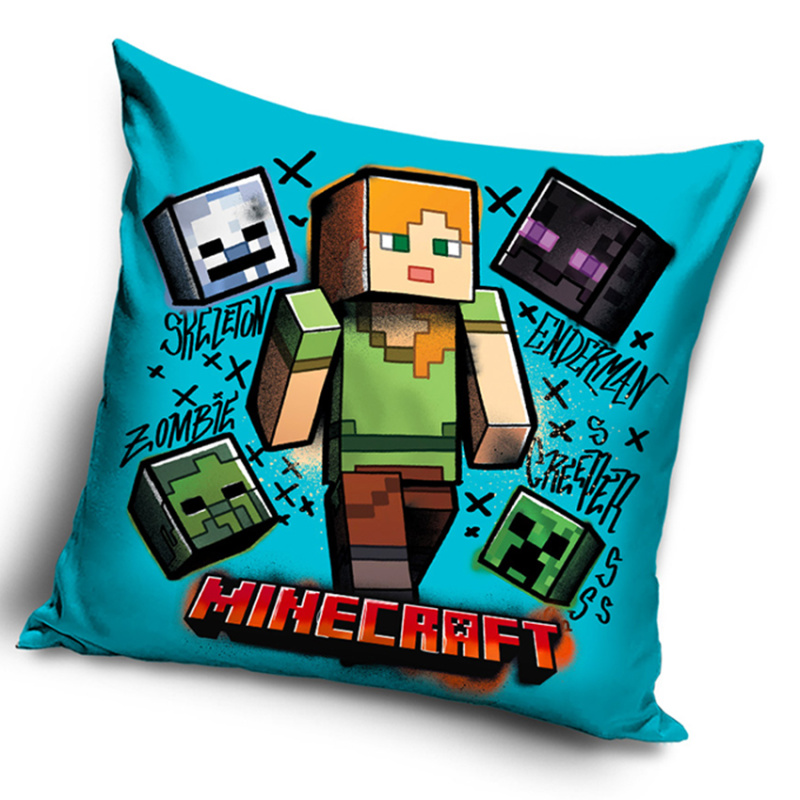 Carbotex Dětský povlak na polštářek Minecraft Hrdinka Alex