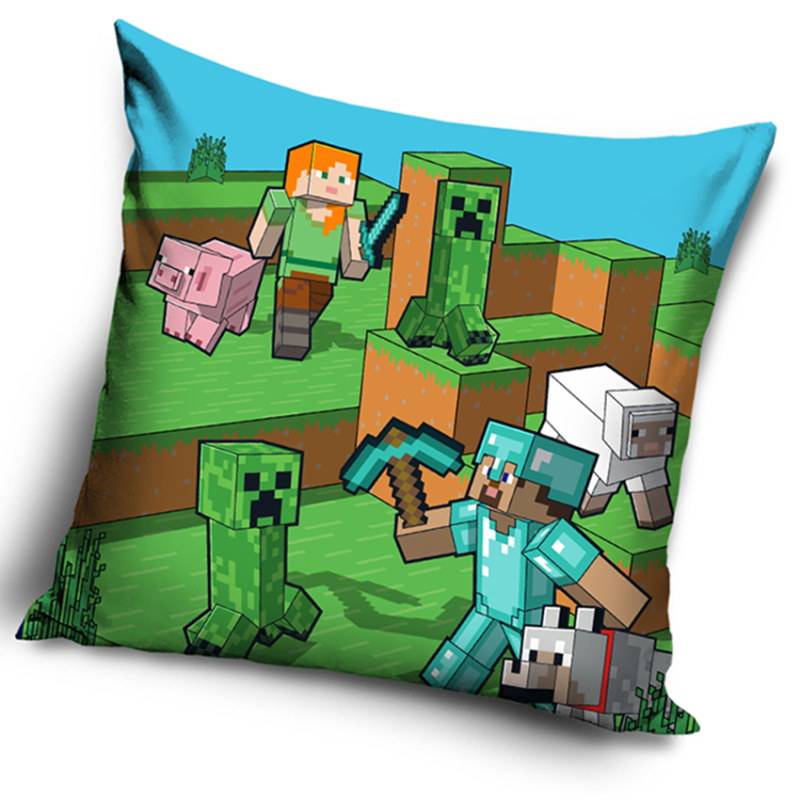 Carbotex Dětský povlak na polštářek Minecraft Farmáři v Akci