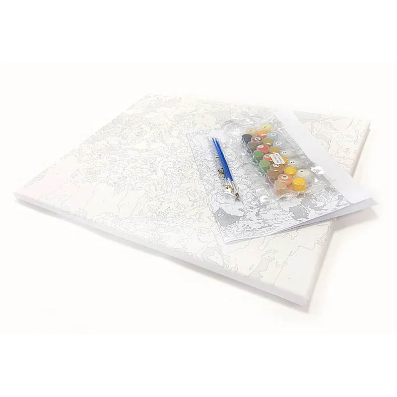 Malování podle čísel s rámem 40 × 50 cm – delfíni