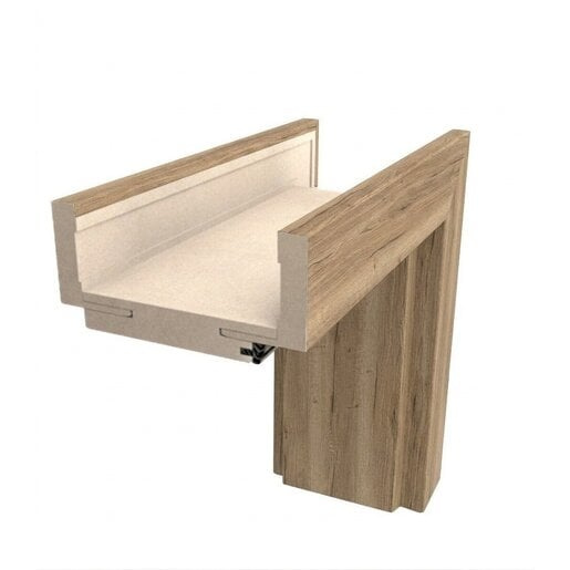 Obložková zárubeň DRE 90 cm halifax přírodní pro tloušťku stěny 14-16 cm pravá O4DHN90P