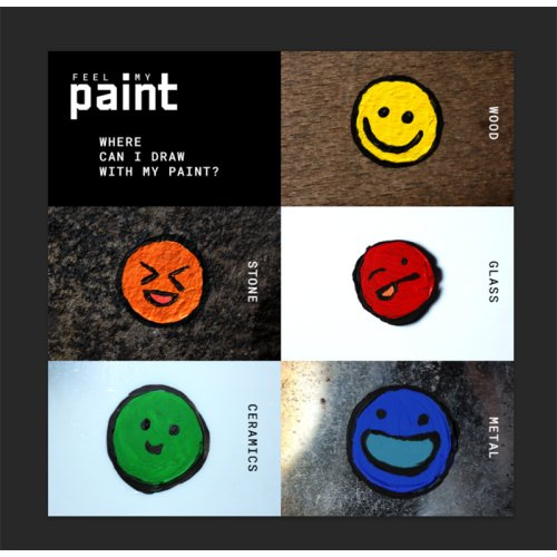 FeelMyPaint Akrylová barva FeelMyPaint 500 ml PYROL ČERVENÁ
