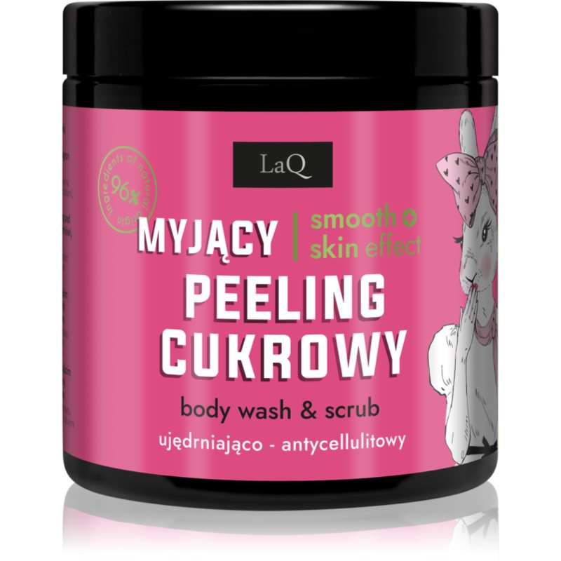 LaQ Kiwi & Grapes tělový peeling 220 g