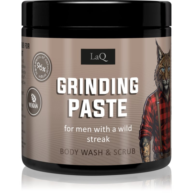 LaQ Ricky Rock tělový peeling pro muže 220 g