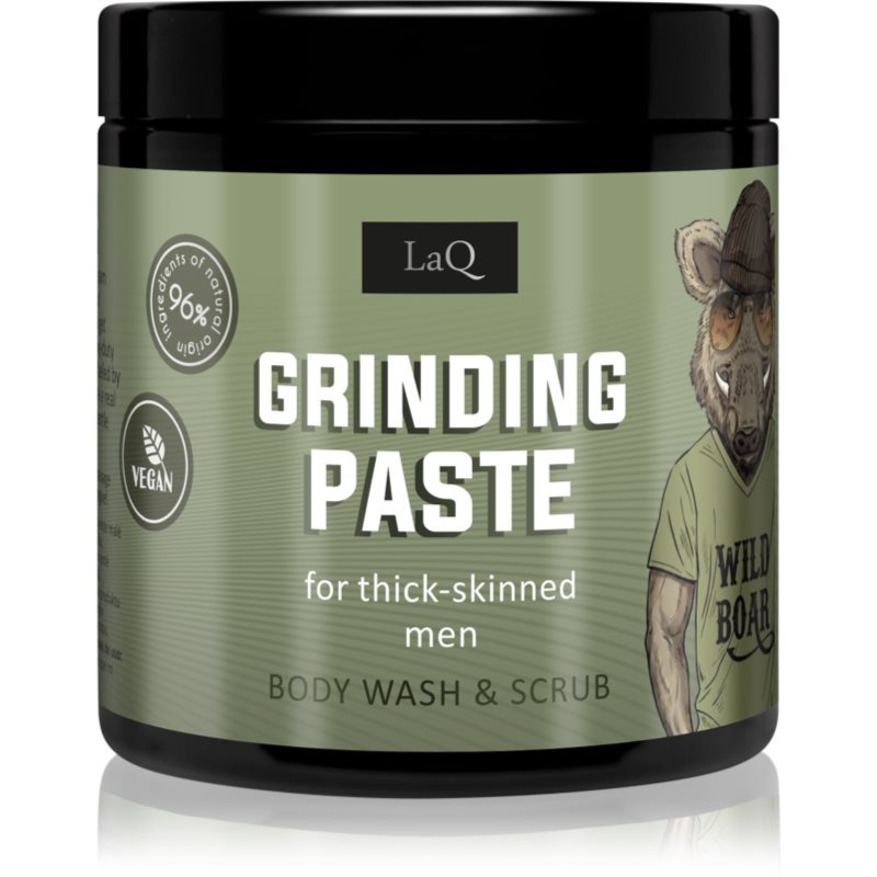LaQ Wild Boar tělový peeling pro muže 220 g
