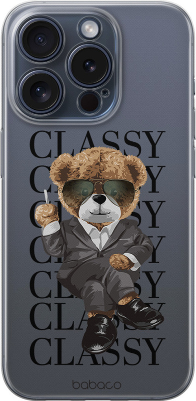 Babaco Ochranný kryt na iPhone 13 Pro MAX - Babaco, Teddy Classy 001