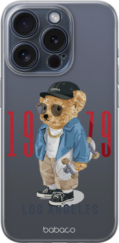 Babaco Ochranný kryt na iPhone 14 Pro - Babaco, Teddy Los Angeles 001