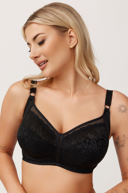 Podprsenka Azal 024 - polovyztužená Barva: Černá, Velikost: 95B