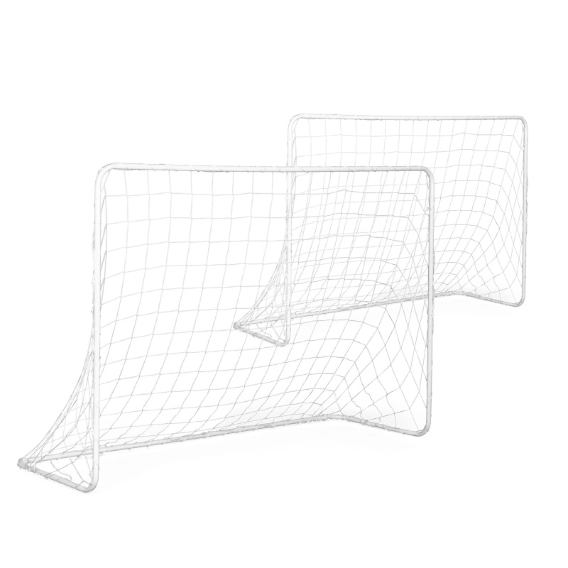 Dvě fotbalové branky s fotbalovou sítí 180x122cm ECOTOYS