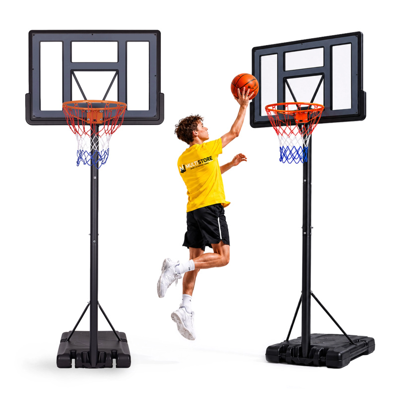 Movopro nastavitelný volně stojící basketbalový koš do 305 cm