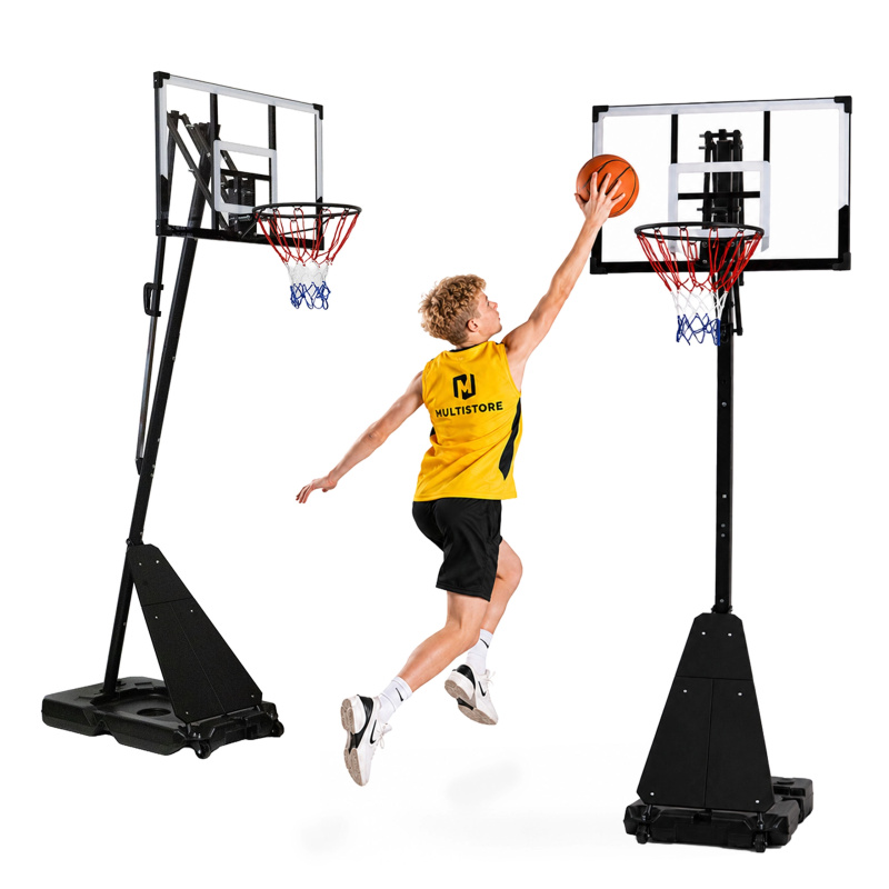 Movepro volně stojící basketbalový koš s nastavitelnou výškou do 305 cm