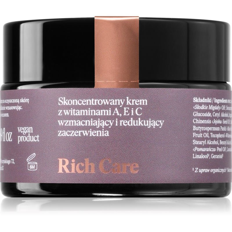 Make Me BIO Rich Care posilující krém pro suchou pleť se sklonem k začervenání 50 ml