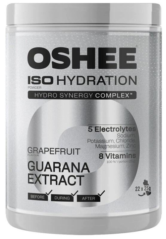 OSHEE Iso hydration powder grapefruit a guarana 550 g