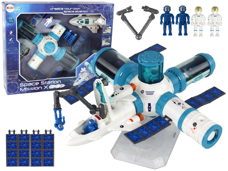 Lean Toys Space Rocket Station Mission 17 ks.