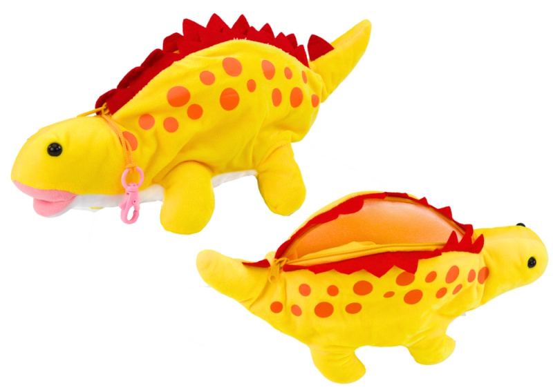 LEAN Toys dinosaurus Pencil Case Storage Box Pendant Yellow