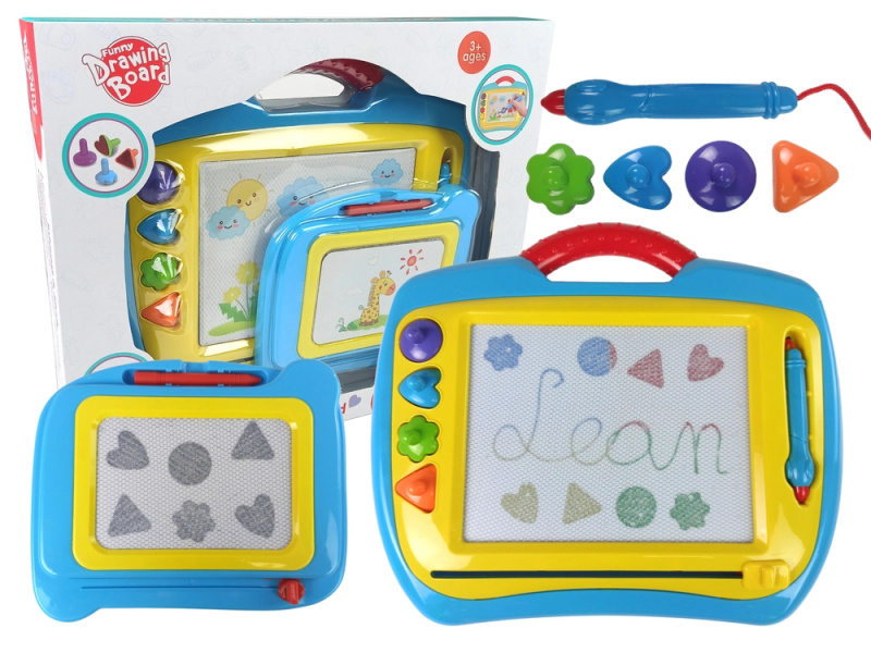 Magnetická tabulka kreslící plast 33x27cm v krabici