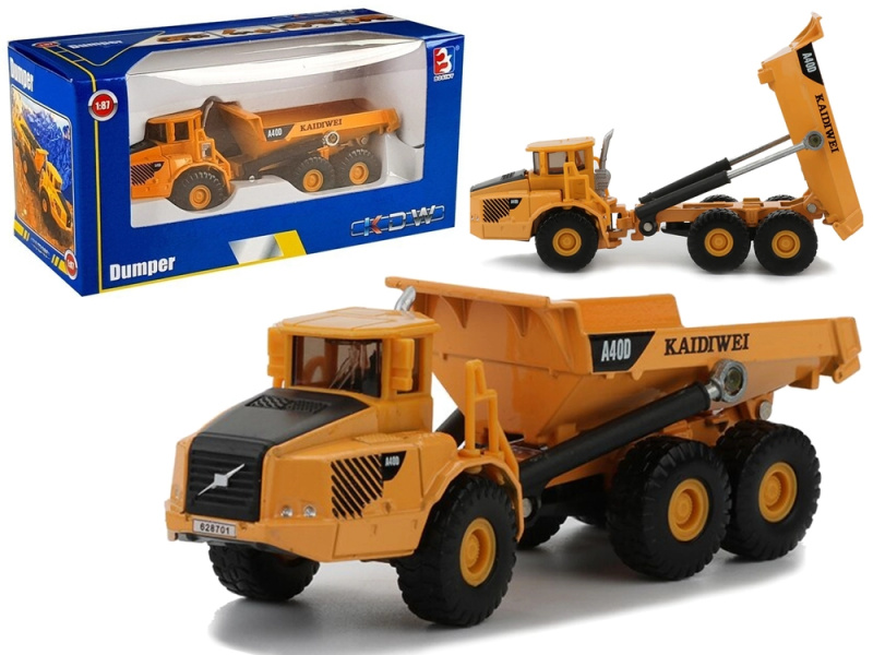 LEAN Toys Kovový sklápěč litý model 1:87