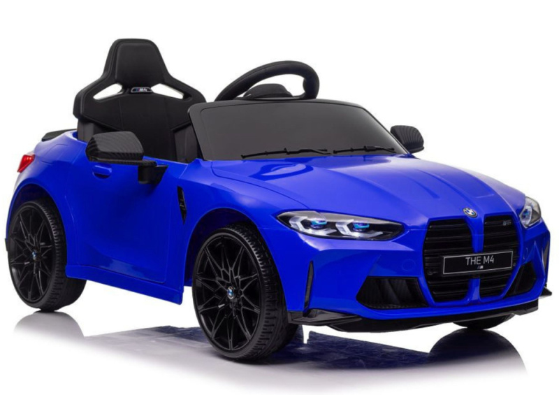 Lean Toys elektrické auto BMW M4 metalíza modrá