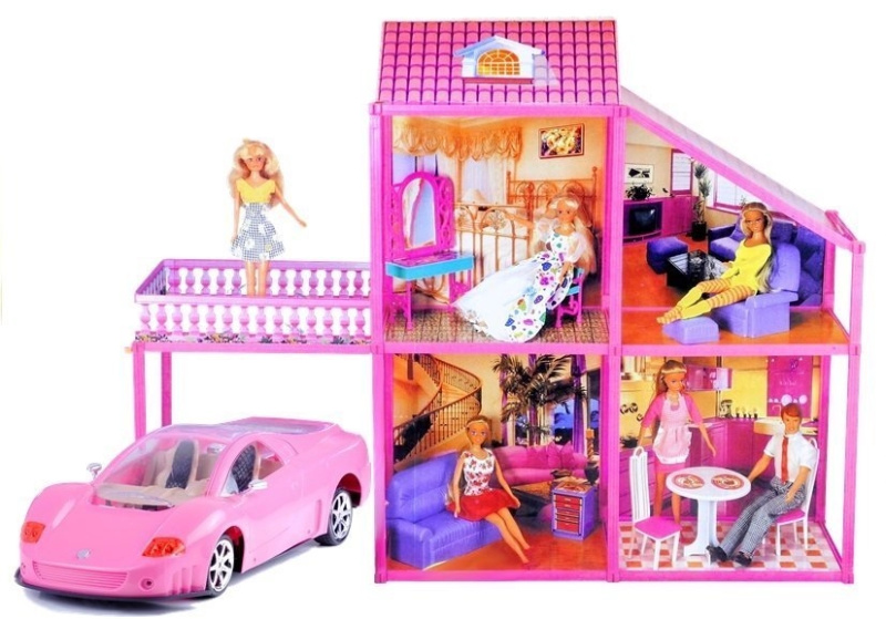 Lean Toys Domeček pro panenky Import 3383 67 cm