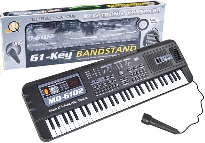 Lean Toys KLÁVESNICE s mikrofonem MQ 6102