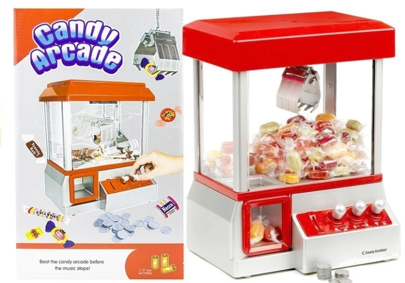 LEAN Toys Candy Arcade sladkosti Grabber Machine výstaviště