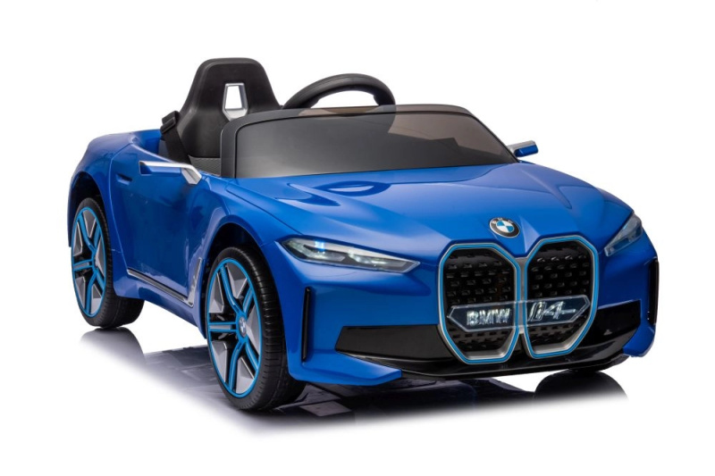 Dětské elektrické auto BMW i4 modré 4x4
