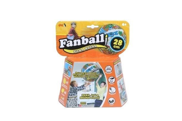 Fanball nafukovací balonová míč k vybarvování, oranžová