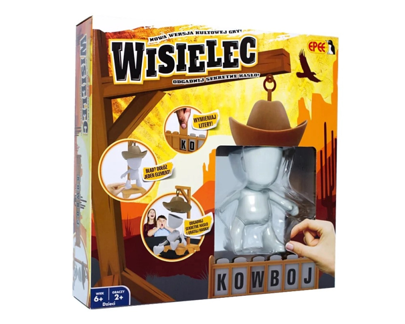 Rodinná hádací hra Wisielec s magnetickou figurkou